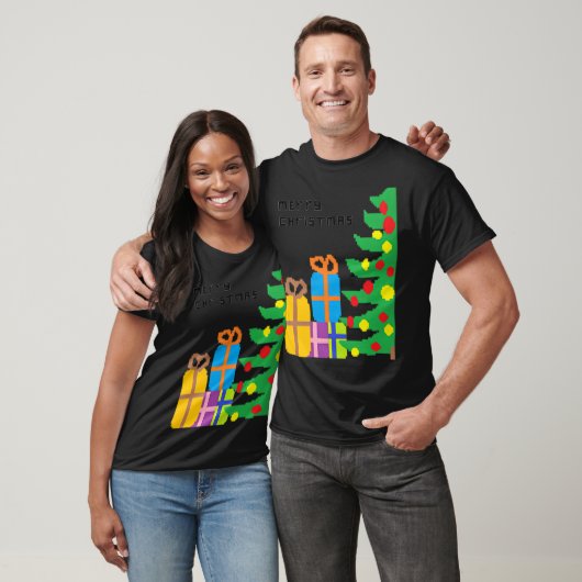 Kerstcadeaus Pixelated T-shirt (Unisex)