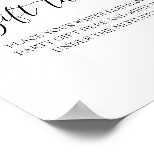 kerstcadeaus poster (Hoek)