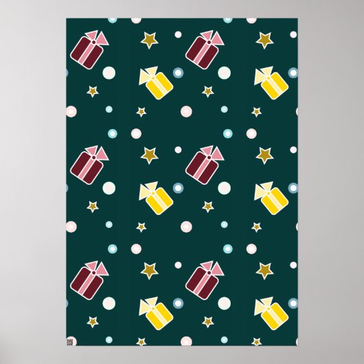 Kerstcadeaus Poster (Voorkant)