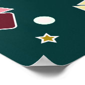 Kerstcadeaus Poster (Hoek)