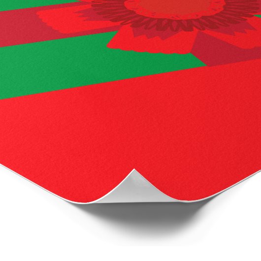 Kerstcadeaus Poster (Hoek)