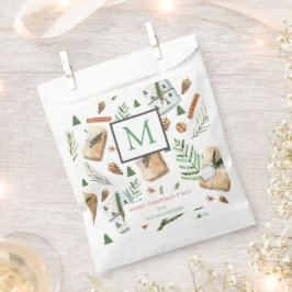 Kerstcadeaus Prettig Kerstmis Monogram Bedankzakje
