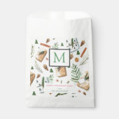 Kerstcadeaus Prettig Kerstmis Monogram Bedankzakje (Voorkant)