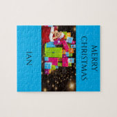 kerstcadeaus/puppy-puzzel op maat. legpuzzel (Horizontaal)