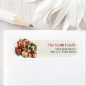 Kerstcadeaus Retouradreslabels Etiket (Insitu)