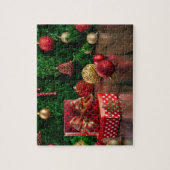 Kerstcadeaus Rode Legpuzzel (Verticaal)