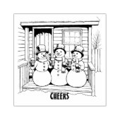 kerstcadeaus rubberstempel (Afrduk)