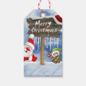 kerstcadeaus Santa Elf Cadeaulabel (Voorkant)