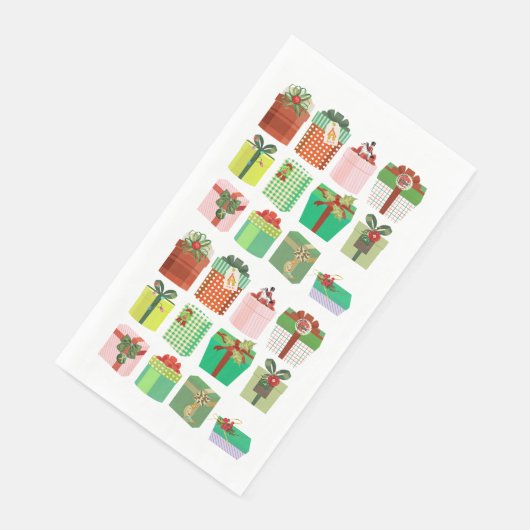 kerstcadeaus servet (Hoek)