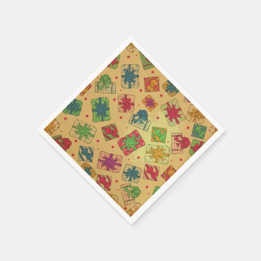kerstcadeaus servetten (Hoek)