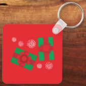 Kerstcadeaus Sleutelhanger (Achterkant)