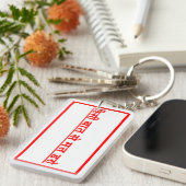 kerstcadeaus sleutelhanger (Voorkant Rechts)