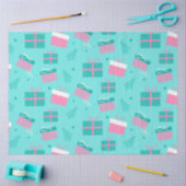 Kerstcadeaus Sneeuwvlokken Blauwe Kerst Tissuepapier (Craft)