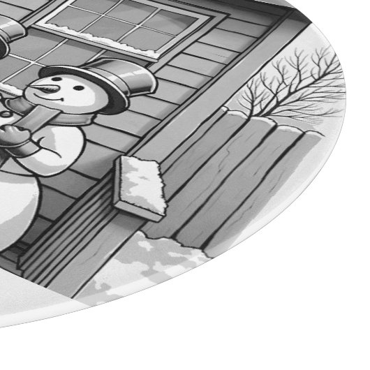 kerstcadeaus snijplank (Hoek)