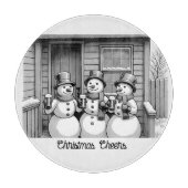 kerstcadeaus snijplank (Voorkant)