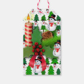 kerstcadeaus Snowman Cadeaulabel (Voorkant)