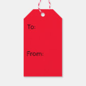 kerstcadeaus Snowman Elf Cadeaulabel (Achterkant)