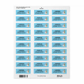 kerstcadeaus Snowman Return-adreslabels Etiket (Full Sheet)