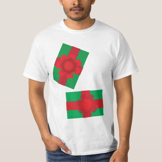 Kerstcadeaus T-shirt (Voorkant)