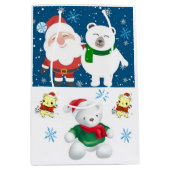 kerstcadeaus Teddy Bear Medium Cadeauzakje (Voorkant)