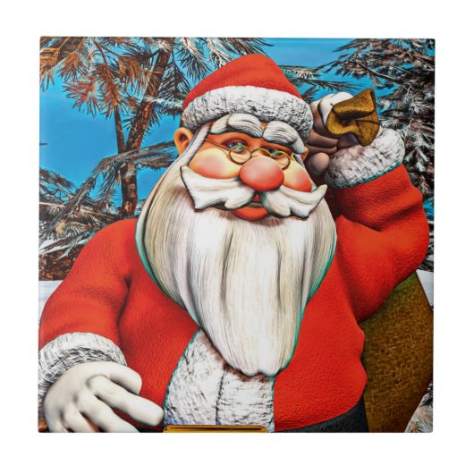 kerstcadeaus tegeltje (Voorkant)