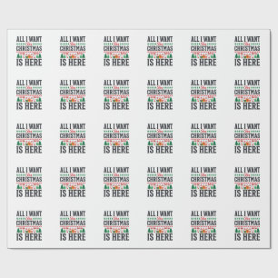 Kerstcadeaus Vakantie Typografie Ontwerp Cadeaupapier