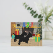 kerstcadeaus van de Fireplace Feestdagenkaart (Staand voorkant)