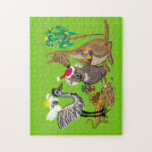 Kerstcadeaus van Santa Koala Legpuzzel (Verticaal)