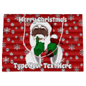 kerstcadeaus voor Amerikaanse kerstcadeaus Groot Cadeauzakje (Voorkant)