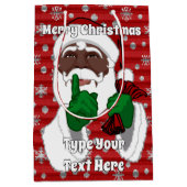 kerstcadeaus voor Amerikaanse kerstcadeaus Medium Cadeauzakje (Voorkant)