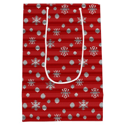 kerstcadeaus voor Amerikaanse kerstcadeaus Medium Cadeauzakje (Achterkant)