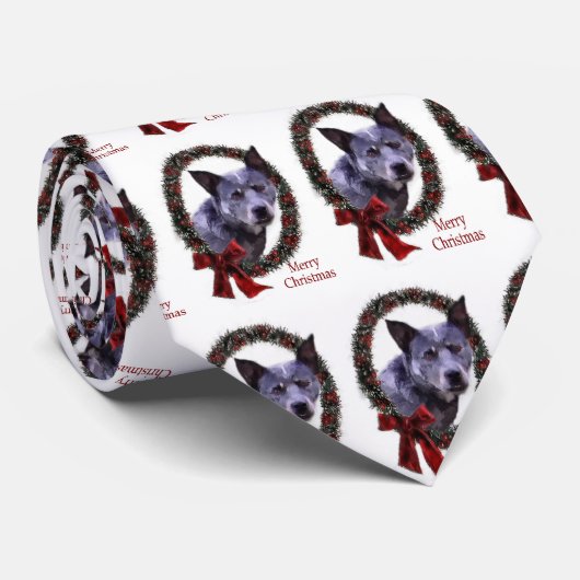 Kerstcadeaus voor Australian Cattle Dog Stropdas (Opgerold)
