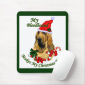 Kerstcadeaus voor Bloodhounds Muismat (Met muis)
