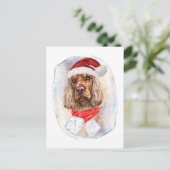 Kerstcadeaus voor Engelse Cocker Spaniels Hondenli Feestdagenkaart (Staand voorkant)