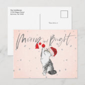kerstcadeaus voor feestdagen briefkaart (Voorkant / Achterkant)