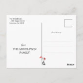 kerstcadeaus voor feestdagen briefkaart (Achterkant)