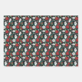 kerstcadeaus voor feestdagen inpakpapier vel (Voorkant)