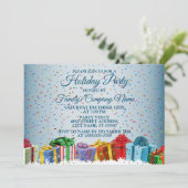 kerstcadeaus voor Feestdagen Kaart (Staand voorkant)