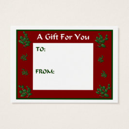 Kerstcadeaus voor Franse Bulldog Visitekaartjes