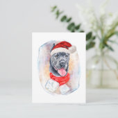 kerstcadeaus voor honden en katten feestdagenkaart (Staand voorkant)