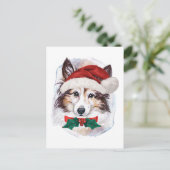 kerstcadeaus voor honden feestdagenkaart (Staand voorkant)