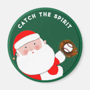 Kerstcadeaus voor honkbal in sokken magneet