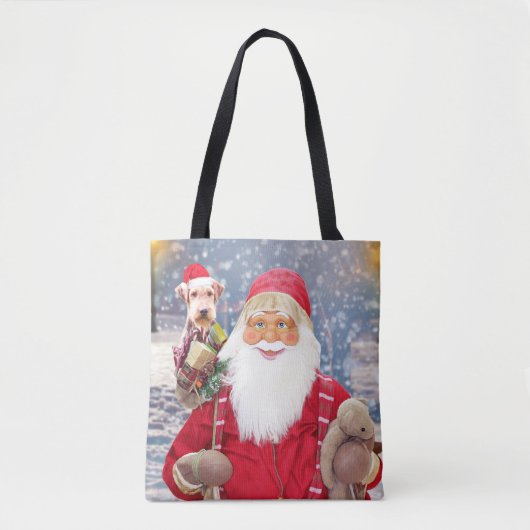 kerstcadeaus voor kerstcadeaus Airedale Dog Tote Bag (Voorkant)