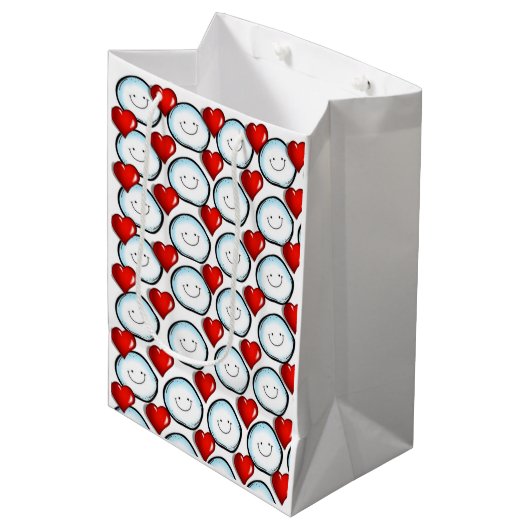 kerstcadeaus voor kerstcadeaus medium cadeauzakje (Voorkant Gekanteld)