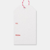 kerstcadeaus voor kerstcadeautjes voor kerstcadeau cadeaulabel (Achterkant)