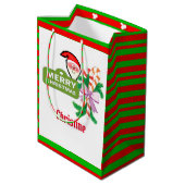 kerstcadeaus voor kerstcadeautjes voor kerstcadeau medium cadeauzakje (Achterkant Gekanteld)