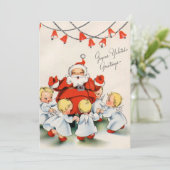  kerstcadeaus voor kleine angels feestdagenkaart (Staand voorkant)