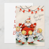  kerstcadeaus voor kleine angels feestdagenkaart (Voorkant / Achterkant)