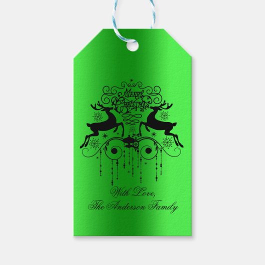 kerstcadeaus voor Labels met cadeaus Cadeaulabel (Voorkant)