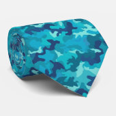 Kerstcadeaus voor mannen met camouflageprint stropdas (Opgerold)